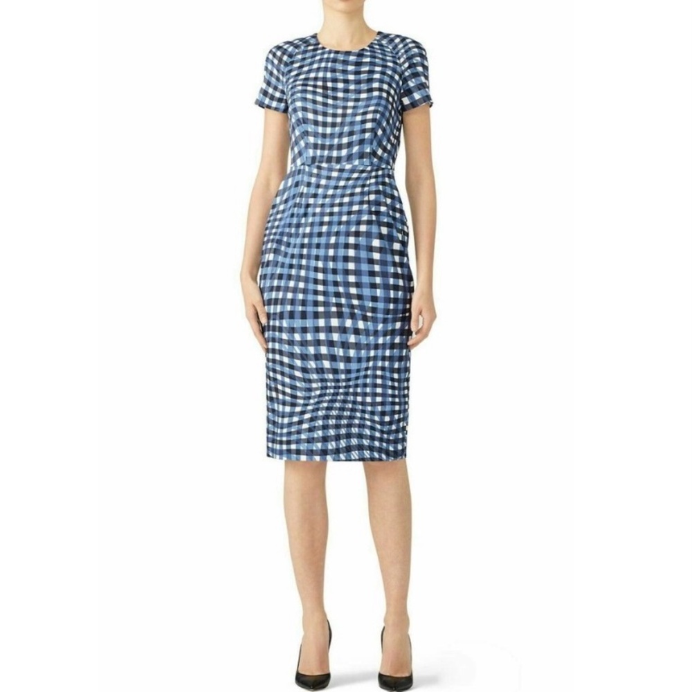 L.K. Bennett Kaleigh Sheath Dress 6 Short Sleeve